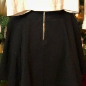 Basic Black Skater Skirt.